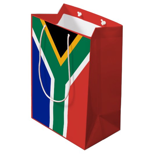 Zuid-Afrikaanse vlag Medium Cadeauzakje (Achterkant Gekanteld)