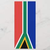 Zuid-Afrikaanse vlag Menu (Achterkant)