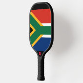 Zuid-Afrikaanse vlag met Initiaal Pickleball Paddle (Links)