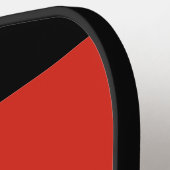 Zuid-Afrikaanse vlag met Initiaal Pickleball Paddle (Links Detail)