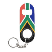 Zuid-Afrikaanse vlag Mini Flessenopener (Voorkant)