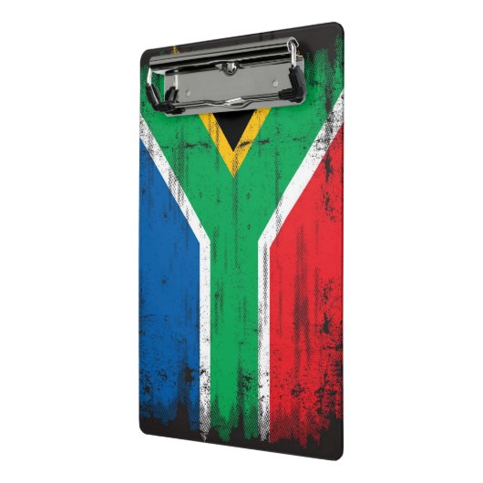 Zuid-Afrikaanse vlag Mini Klembord (Angled2)