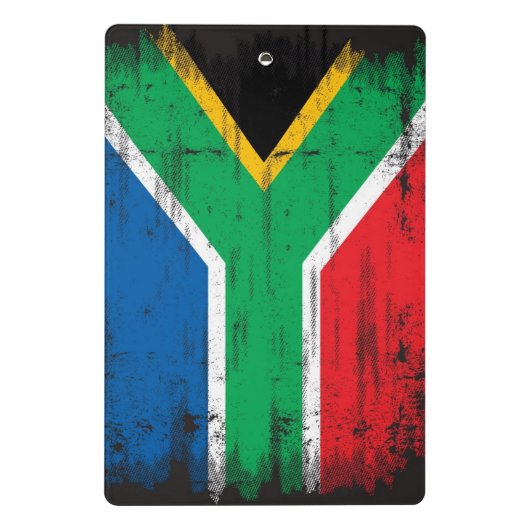 Zuid-Afrikaanse vlag Mini Klembord (Achterkant)