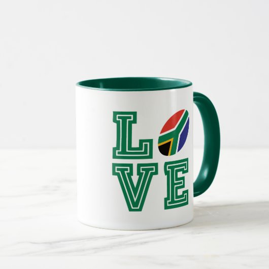 Zuid-Afrikaanse vlag Mok (Voorkant rechts)