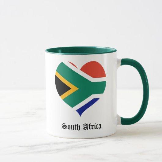 Zuid-Afrikaanse vlag Mok (Rechts)