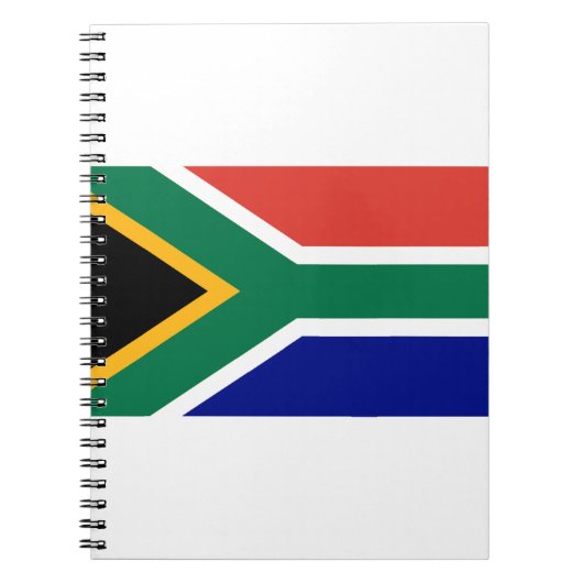 Zuid-Afrikaanse vlag Notitieboek (Voorkant)