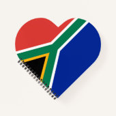 Zuid-Afrikaanse vlag Notitieboek (Voorkant)