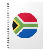 Zuid-Afrikaanse vlag Notitieboek (Voorkant)