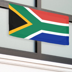 Zuid-Afrikaanse vlag op maat gemaakte banner bord