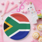 Zuid-Afrikaanse vlag Papieren Bordje (Feest)
