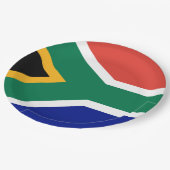 Zuid-Afrikaanse vlag Papieren Bordje (Gekanteld)
