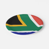 Zuid-Afrikaanse vlag Papieren Bordje (Gekanteld)