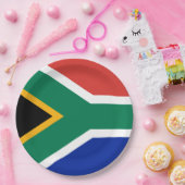 Zuid-Afrikaanse vlag Papieren Bordje (Feest)