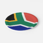 Zuid-Afrikaanse vlag Papieren Bordje (Gekanteld)