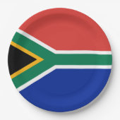 Zuid-Afrikaanse vlag Papieren Bordje (Voorkant)