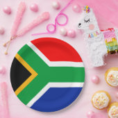 Zuid-Afrikaanse vlag Papieren Bordje (Feest)