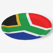 Zuid-Afrikaanse vlag Papieren Bordje (Gekanteld)
