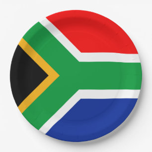 Zuid-Afrikaanse vlag Papieren Bordje