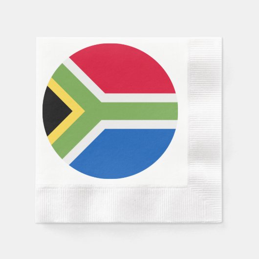 Zuid-Afrikaanse vlag papieren servet (Voorkant)