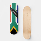 Zuid-Afrikaanse vlag Persoonlijk Skateboard (Voorkant)