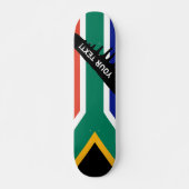 Zuid-Afrikaanse vlag Persoonlijk Skateboard (Voorkant)