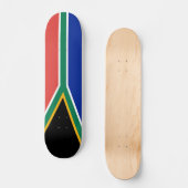 Zuid-Afrikaanse vlag Persoonlijk Skateboard (Voorkant)