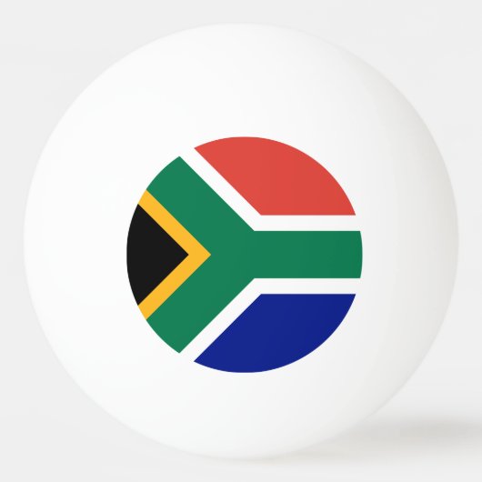 Zuid-Afrikaanse vlag Pingpongbal (Voorkant)