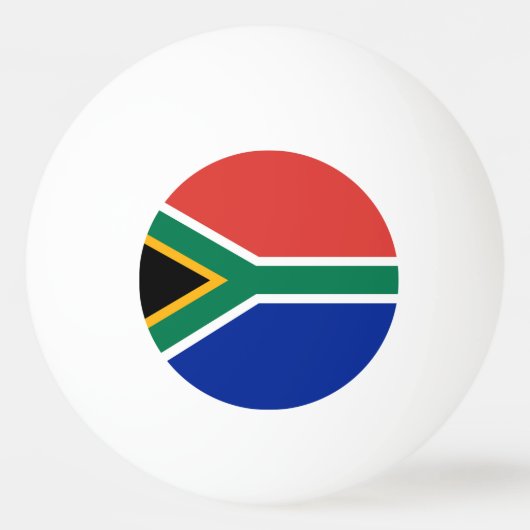 Zuid-Afrikaanse vlag Pingpongbal (Voorkant)