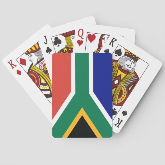 Zuid-Afrikaanse vlag Pokerkaarten (Achterkant)