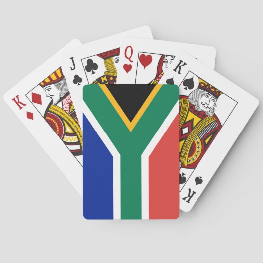 Zuid-Afrikaanse vlag Pokerkaarten (Achterkant)