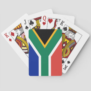 Zuid-Afrikaanse vlag Pokerkaarten