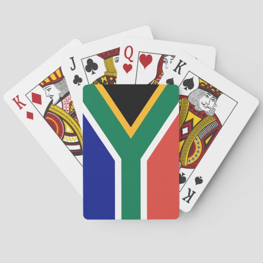 Zuid-Afrikaanse vlag Pokerkaarten (Achterkant)