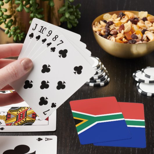 Zuid-Afrikaanse vlag Pokerkaarten (Insitu)