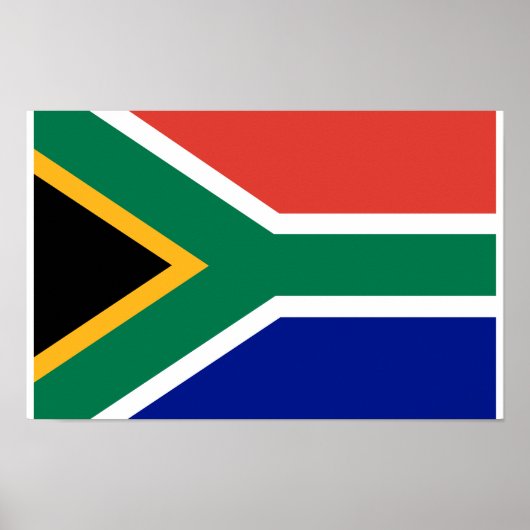 Zuid-Afrikaanse vlag Poster (Voorkant)