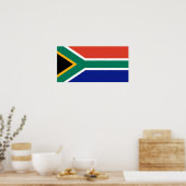 Zuid-Afrikaanse vlag Poster (Keuken)