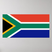 Zuid-Afrikaanse vlag Poster (Voorkant)