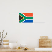 Zuid-Afrikaanse vlag Poster (Keuken)