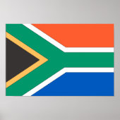Zuid-Afrikaanse vlag Poster (Voorkant)