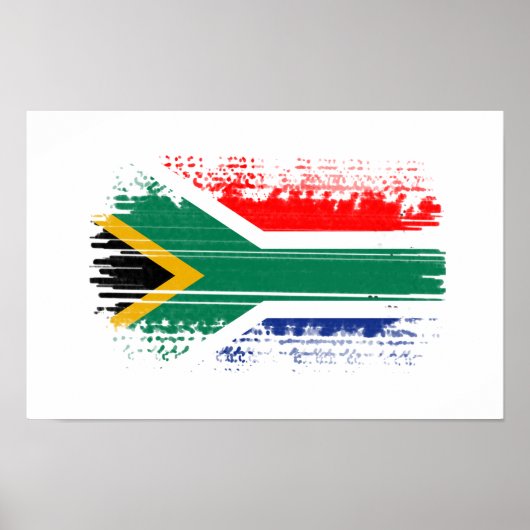 Zuid-Afrikaanse vlag Poster (Voorkant)