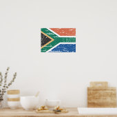  Zuid-Afrikaanse vlag Poster (Keuken)