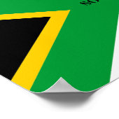 Zuid-Afrikaanse vlag Poster (Hoek)