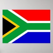 Zuid-Afrikaanse vlag Poster (Voorkant)