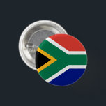 Zuid-Afrikaanse vlag Ronde Button 3,2 Cm<br><div class="desc">Zuid-Afrikaanse vlag</div>