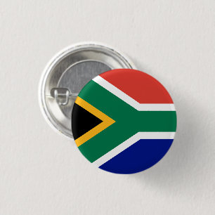 Zuid-Afrikaanse vlag Ronde Button 3,2 Cm