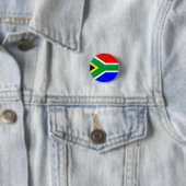 Zuid-Afrikaanse vlag Ronde Button 3,2 Cm (In situ)