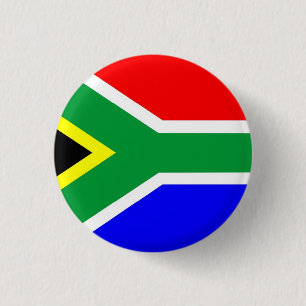 Zuid-Afrikaanse vlag Ronde Button 3,2 Cm