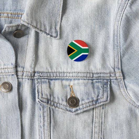 Zuid-Afrikaanse vlag Ronde Button 3,2 Cm (In situ)