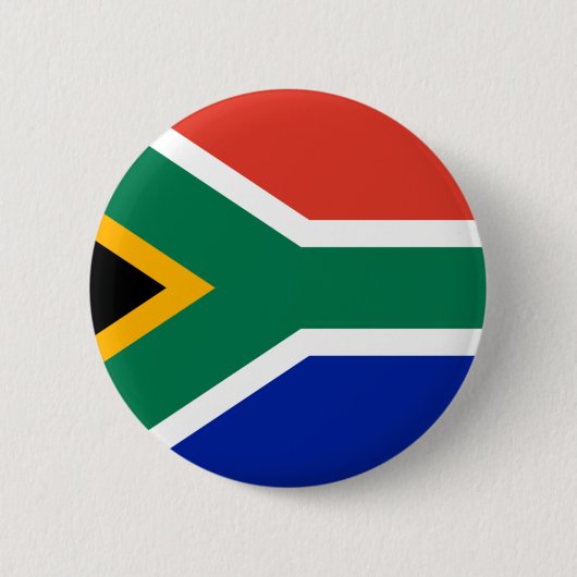 zuid - afrikaanse vlag ronde button 5,7 cm (Voorkant)