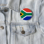 Zuid-Afrikaanse vlag Ronde Button 5,7 Cm (In situ)