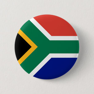 Zuid-Afrikaanse vlag Ronde Button 5,7 Cm